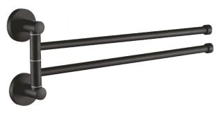 Полотенцедержатель Haiba HB8712 37см чёрный матовый